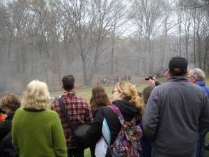 This is often my view. Good thing I'm tall.