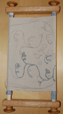 My copy, on the clearance-bin frame.