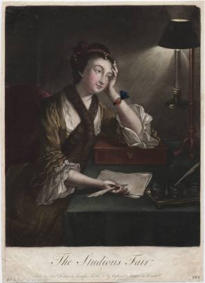 The studious fair, Lewis Walpole Digital Library. 767.00.00.12+