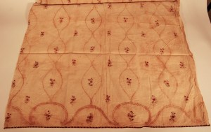 Skirt panel, painted Indian cotton. RIHS 1990.36.33