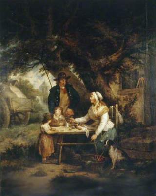 Selling Carrots by George Morland Date painted: 1795 Oil on canvas, 76 x 63.5 cm Collection: Brighton and Hove Museums and Art Galleries