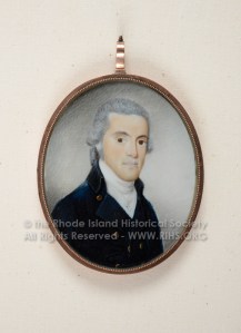 Philip Crapo, ca. 1801. Miniature attributed to Thomas Young. RIHS 1906.3.4