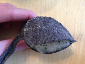 Nearly stitched up mouse