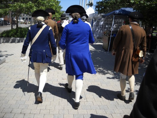 Lead, follow, get out of the way, or take another photo of backs.