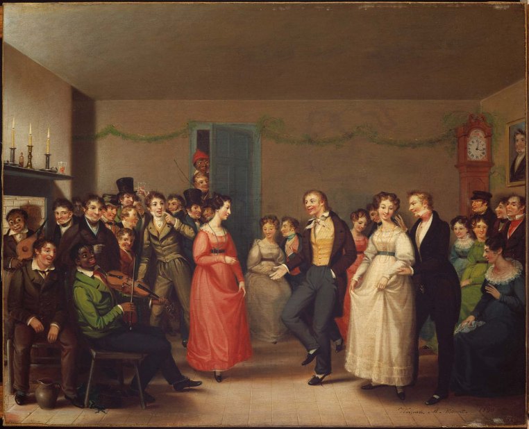 Rustic Dance After a Sleigh Ride, 1830. William Sidney Mount MFA Boston 48.458