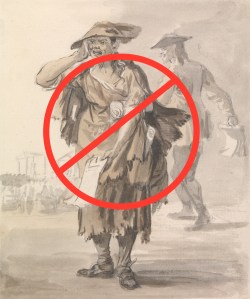 Paul Sandby RA, 1731–1809, British, London Cries: Last Dying Speech and Confession, ca. 1759, Watercolor over graphite on medium, cream, slightly textured wove paper, Yale Center for British Art, Paul Mellon Collection