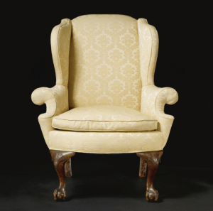 Sotheby's Sale 8278, Lot 586. Easy Chair, Philadelphia ca 1770