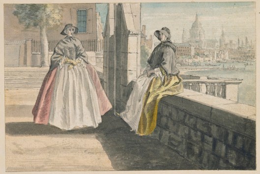 Somerset House Gardens. Watercolor by Paul Sandby, 1750-1760. Royal Collection Trust/© Her Majesty Queen Elizabeth II 2014