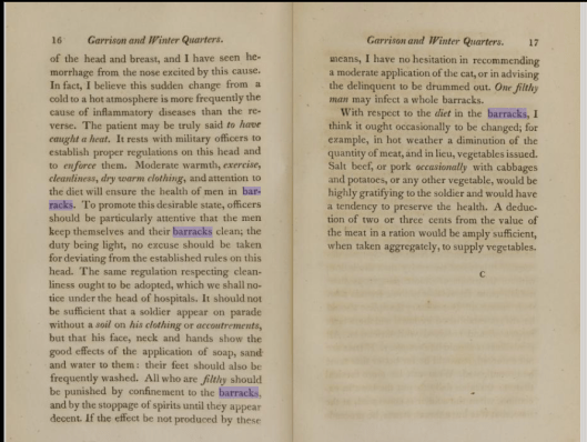 Observations on the means of preserving the health of soldiers and sailors : and on the duties of the medical department of the Army and Navy