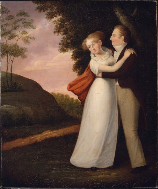 The Frightened Girl, oil on canvas by Cephas Thompson ca. 1810. MFA Boston, 1986.397