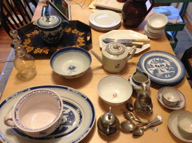 It takes a lot of china to serve a family.